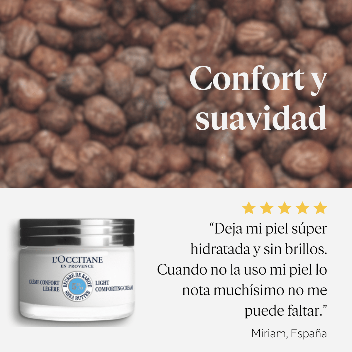Crema Reconfortante Ligera De Karité