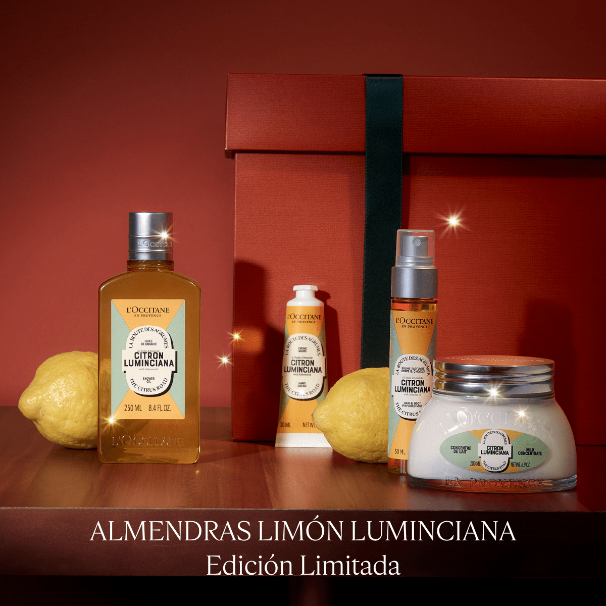 Jabón Líquido para Manos y Cuerpo Almendras Limón Luminciana 300ml