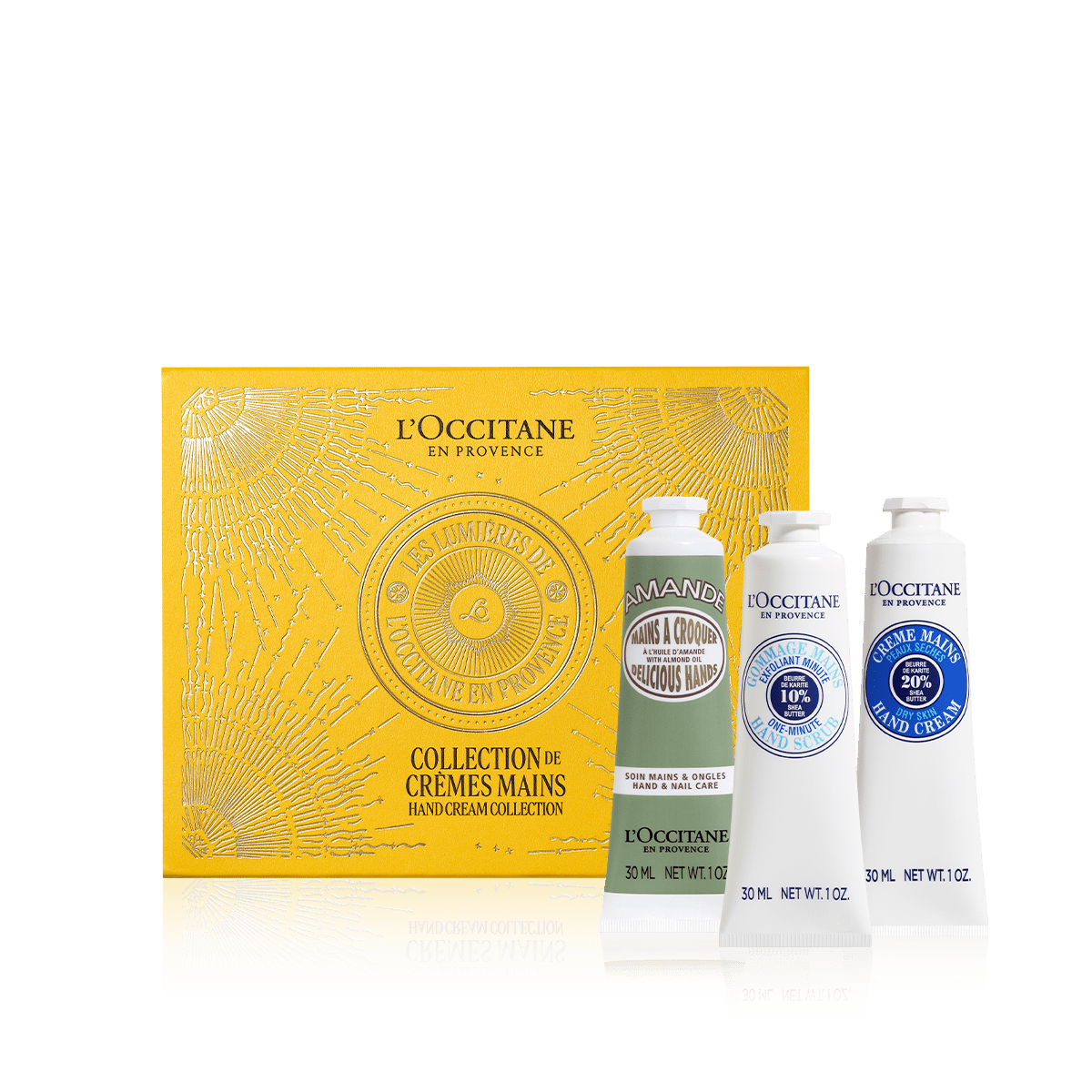 Trilogie Soin Mains Noël 2025 | Set cuidado de manos Karité y Almendra