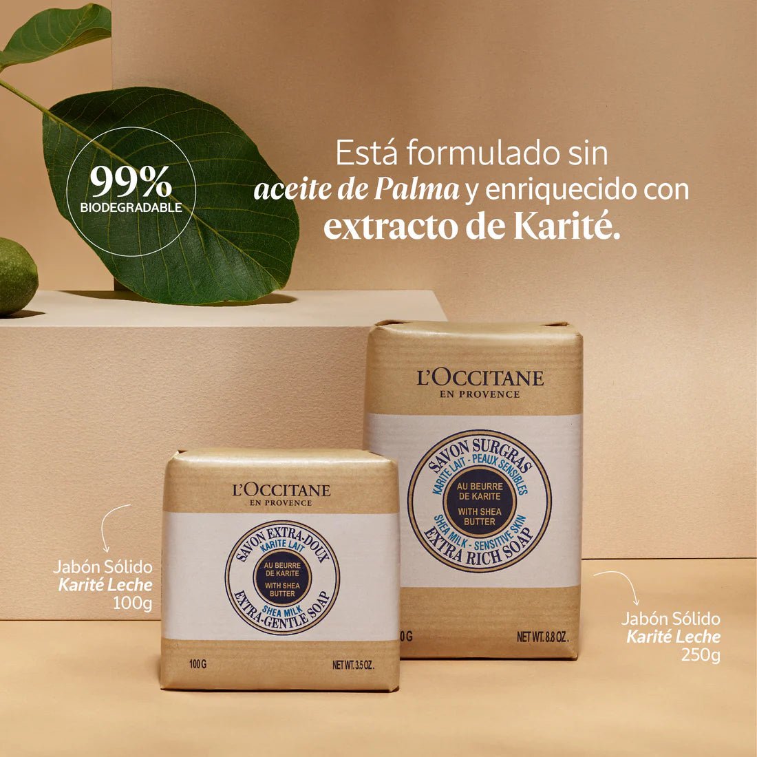 Jabón Extra Suave Karité Leche
