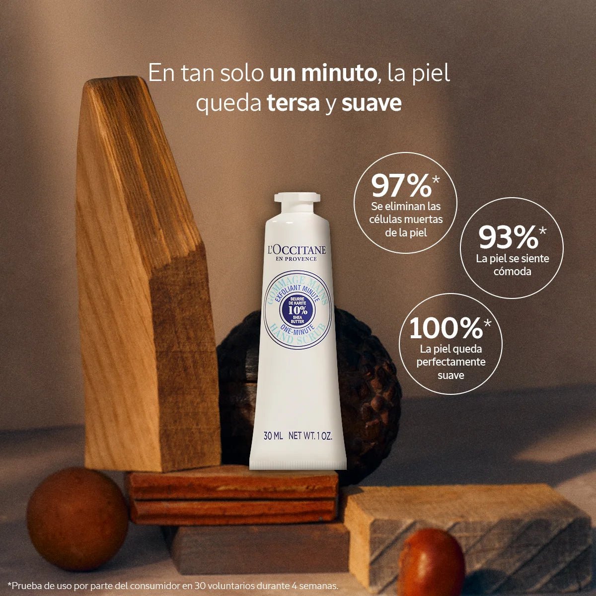 Exfoliante de Manos 1 minuto de Karité