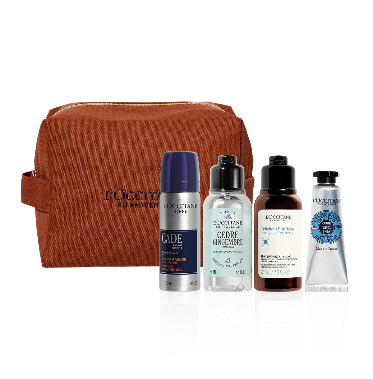 Trousse Voyage Cèdre Gingembre