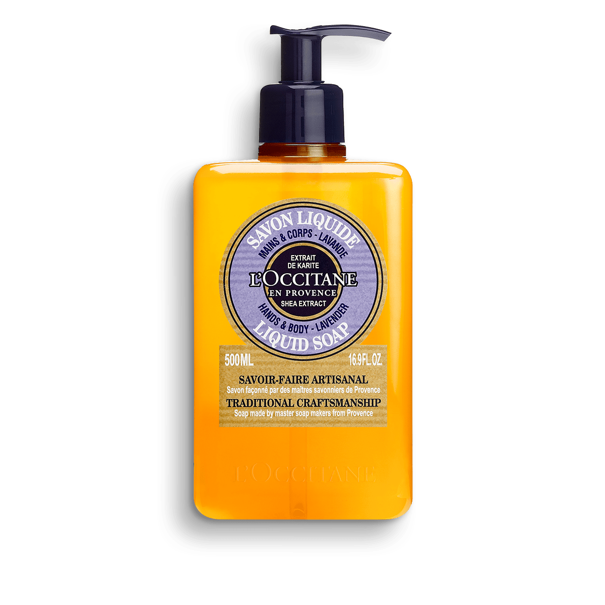 Jabón Líquido Manos y Cuerpo Karité Lavanda