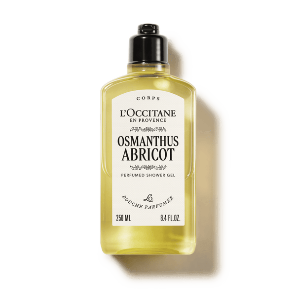 Osmanthus Abricot perfumed shower gel