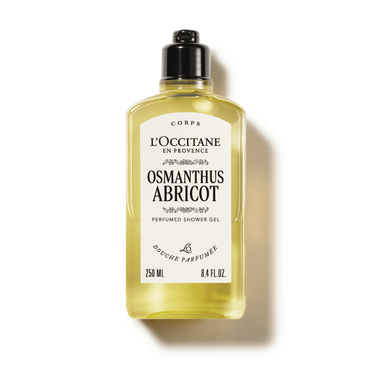 Osmanthus Abricot perfumed shower gel
