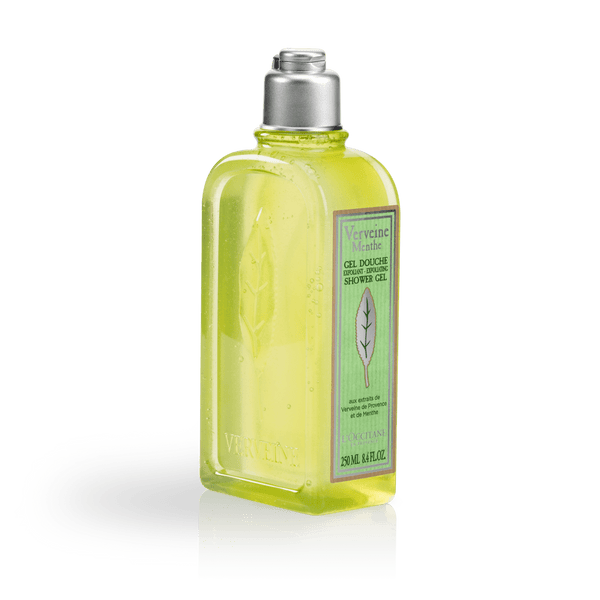 Gel de Ducha Exfoliante de Verbena Menta