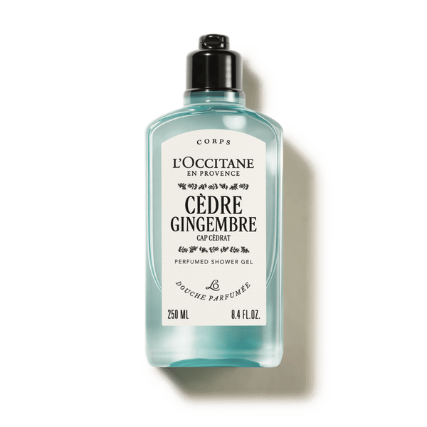 Cèdre Gingembre perfumed shower gel