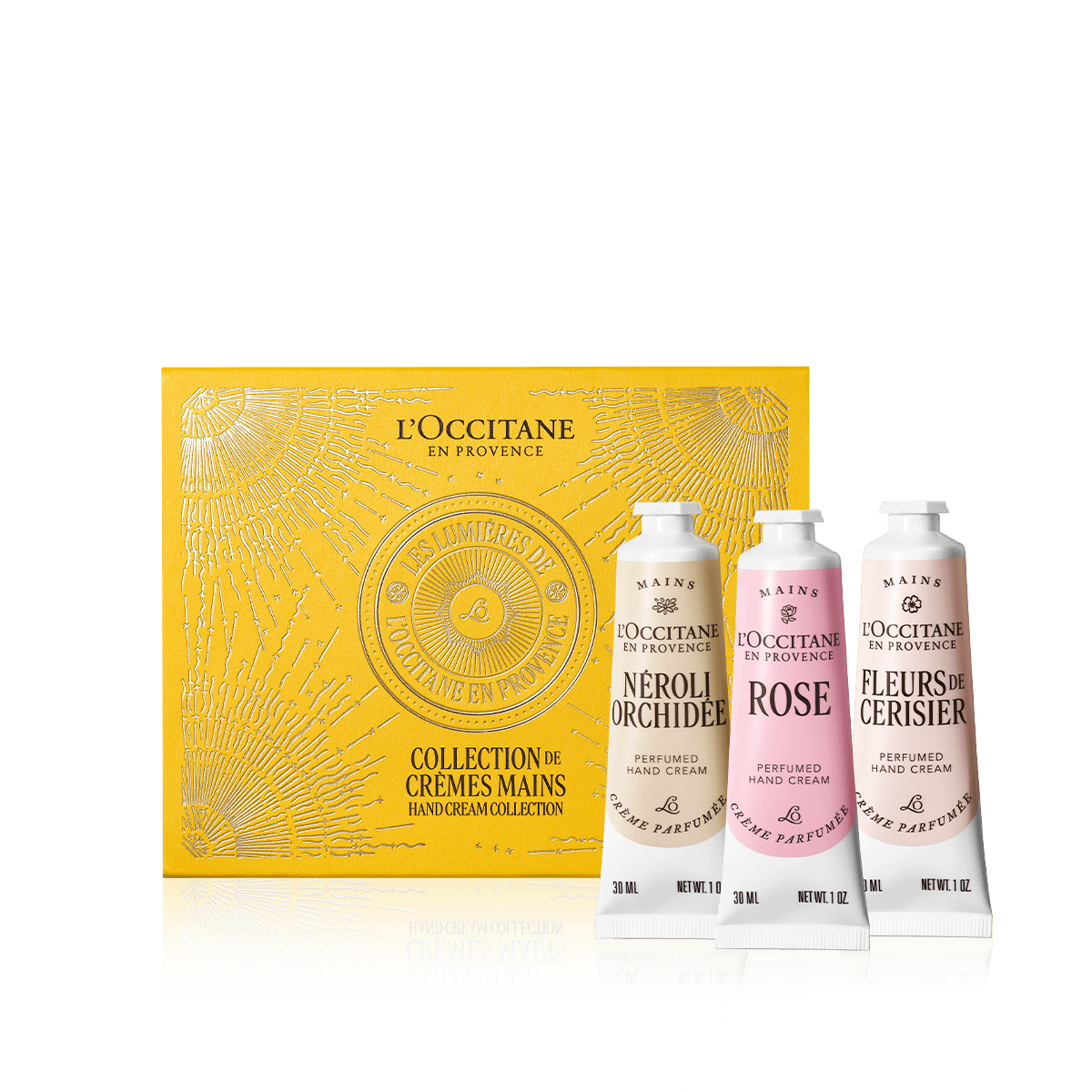 Trilogie Mains Fleuries Noël 2025 | Set de cremas de manos florales