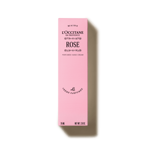 Rose perfumed hand cream