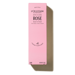 Rose perfumed hand cream