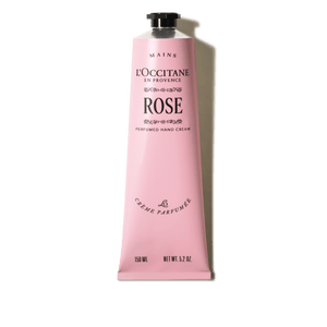 Rose perfumed hand cream