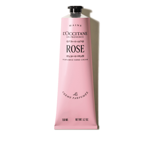 Rose perfumed hand cream