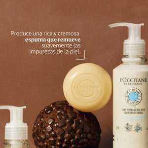 Jabón sólido de limpieza facial Karité
