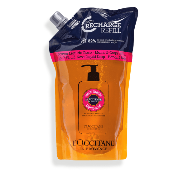 Eco Recarga Jabón Líquido Manos & Cuerpo Karité Rosa